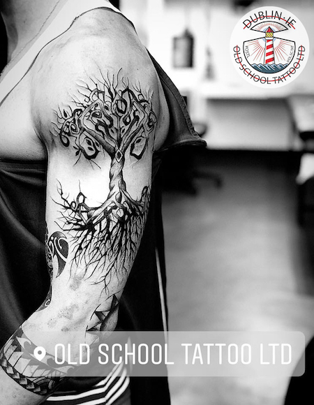 celtic tree tattoo